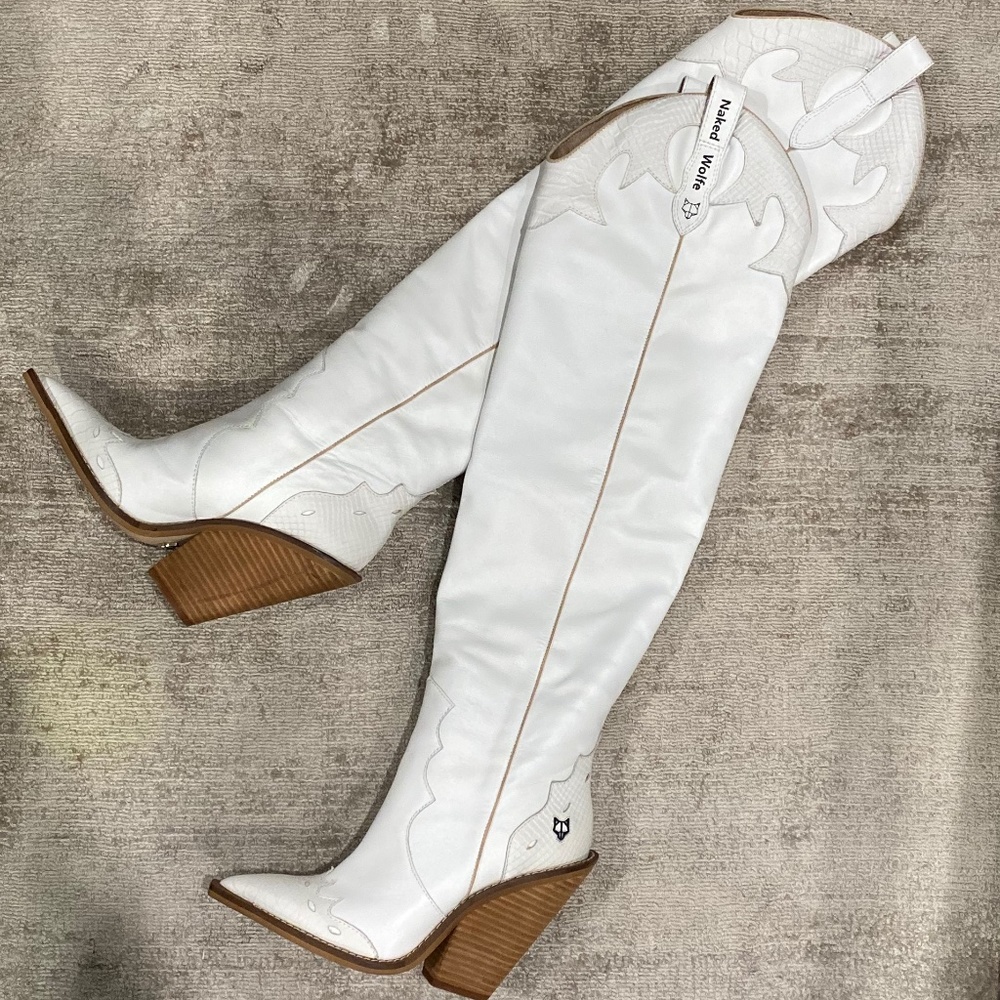 Stirrup White Leather (Regular Fit) - 37 EU